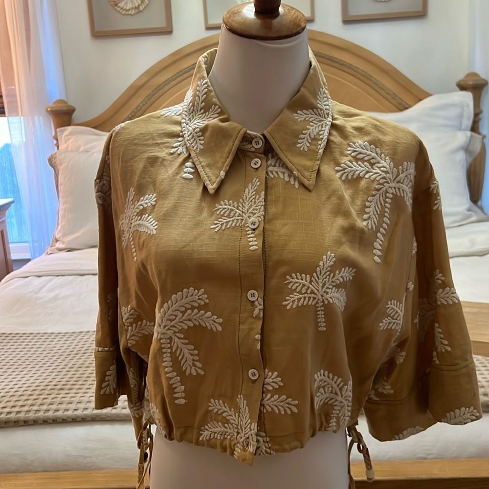 Zara Embroidered Top